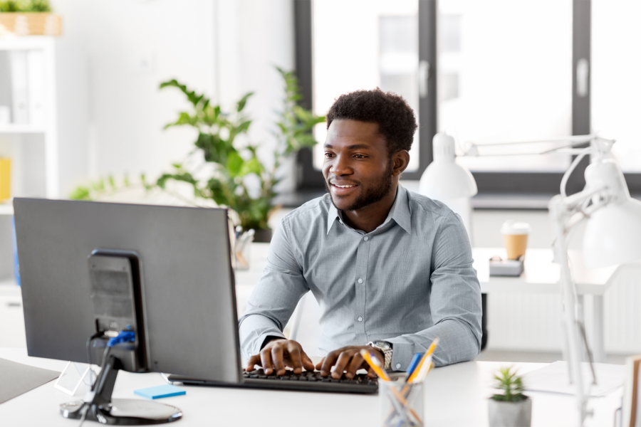 Man uses SSO to sign onto his computer